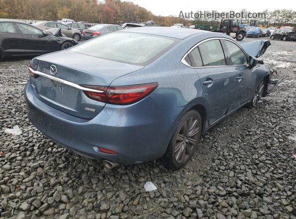 JM1GL1VM0J1313360 2018 MAZDA 6 Серый Задняя правая четверть
