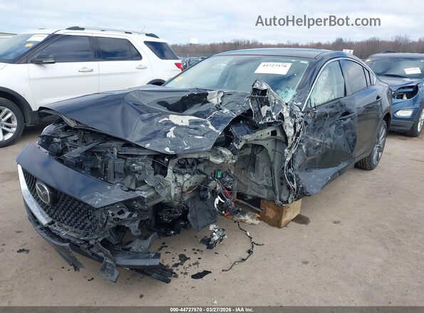JM1GL1VM0J1319899 2018 MAZDA 6 Серый Передняя правая четверть