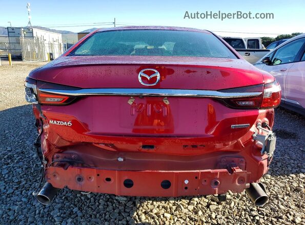 JM1GL1VM1L1512162 2020 MAZDA 6 Красный Вид сзади