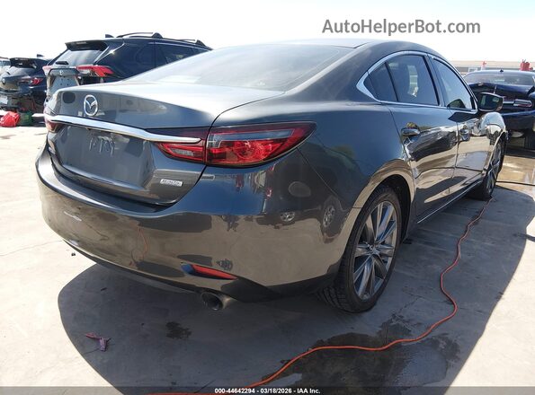 JM1GL1VM4J1327147 2018 MAZDA 6 Серый Задняя правая четверть