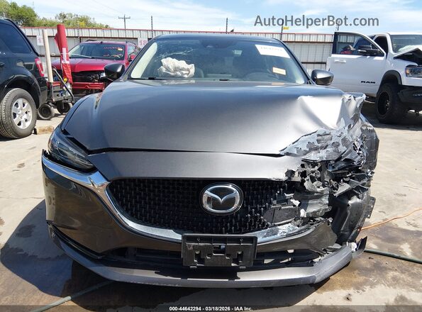 JM1GL1VM4J1327147 2018 MAZDA 6 Серый Вид спереди