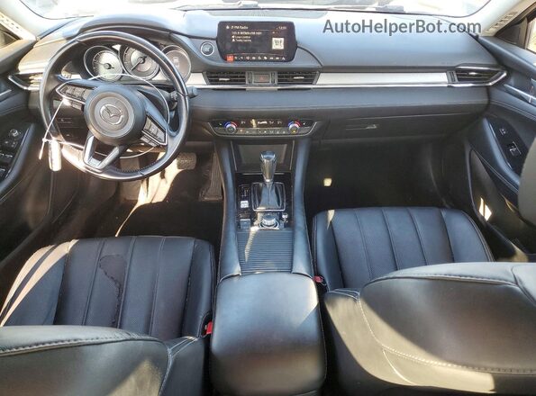 JM1GL1VM5J1312513 2018 MAZDA 6 Белый Вид панели приборов