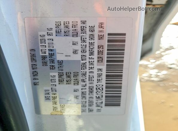 JM1GL1VM5J1312513 2018 MAZDA 6 Белый Вид подкапотного пространства