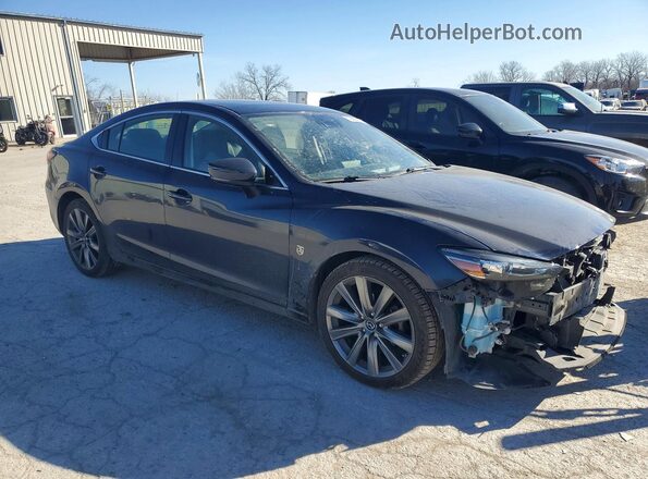 JM1GL1VM7K1500144 2019 MAZDA 6 Черный Передняя правая четверть