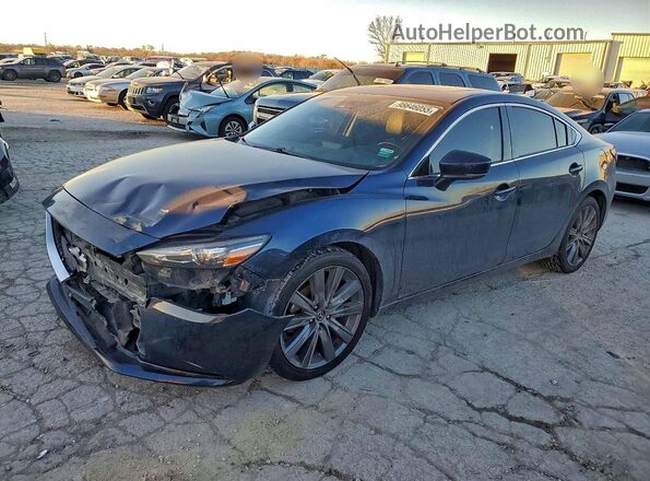 JM1GL1VM8J1315129 2018 MAZDA 6 Black Przód lewy