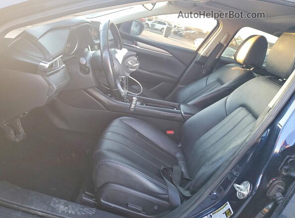 JM1GL1VM8J1315129 2018 MAZDA 6 Black Widok wnętrza z przodu