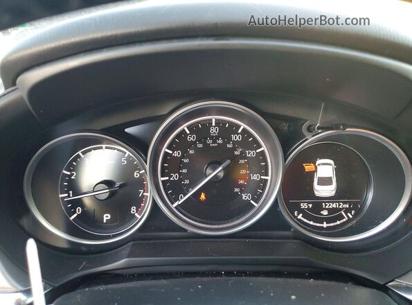 JM1GL1VM8J1315129 2018 MAZDA 6 Black Widok zestawu wskaźników