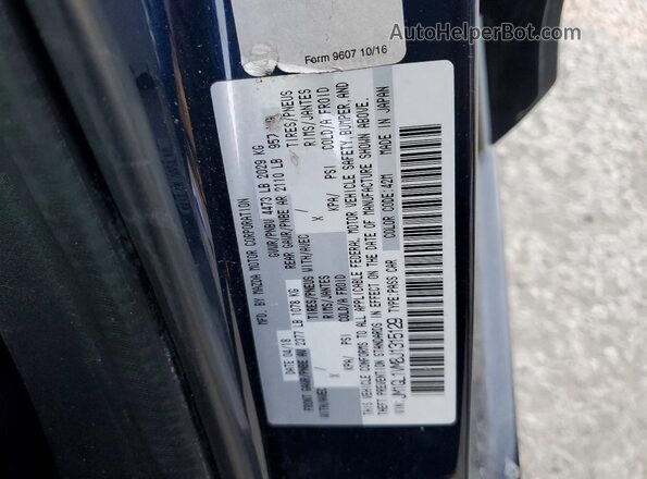JM1GL1VM8J1315129 2018 MAZDA 6 Black Widok komory silnika