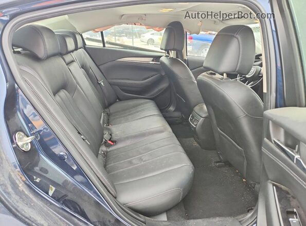 JM1GL1VM8J1326745 2018 MAZDA 6 Синий Вид задних сидений
