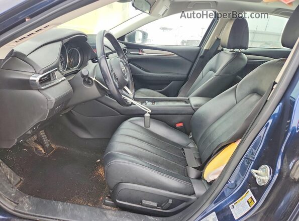 JM1GL1VM8J1326745 2018 MAZDA 6 Синий Вид салона спереди