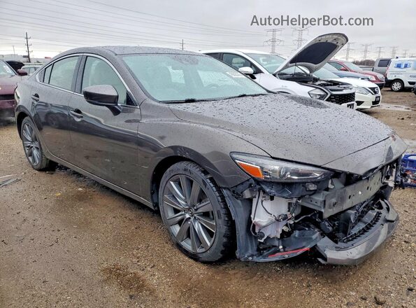 JM1GL1VM8K1500301 2019 MAZDA 6 Коричневый Передняя правая четверть