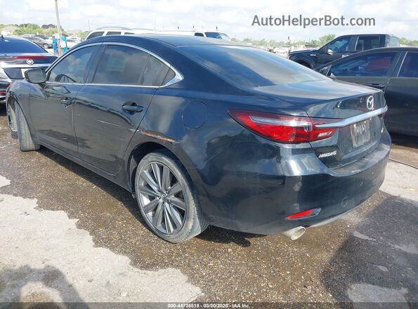 JM1GL1VM9J1312885 2018 MAZDA 6 Черный Задняя левая четверть