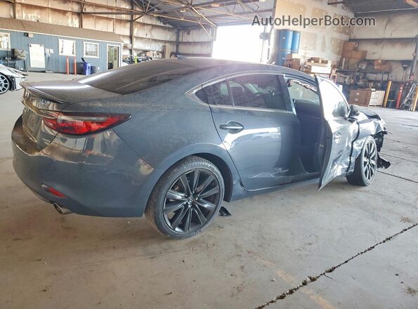JM1GL1WY3M1611746 2021 MAZDA 6 Blue Rear right