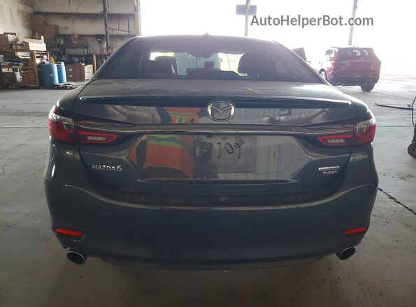 JM1GL1WY3M1611746 2021 MAZDA 6 Blue Rear view