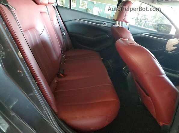 JM1GL1WY3M1611746 2021 MAZDA 6 Blue Rear seats view