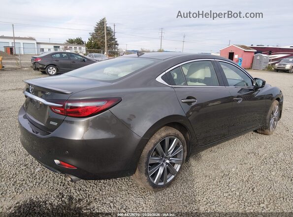 JM1GL1XY5J1306212 2018 MAZDA 6 Коричневый Задняя правая четверть