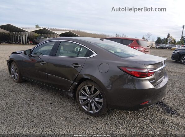 JM1GL1XY5J1306212 2018 MAZDA 6 Коричневый Задняя левая четверть