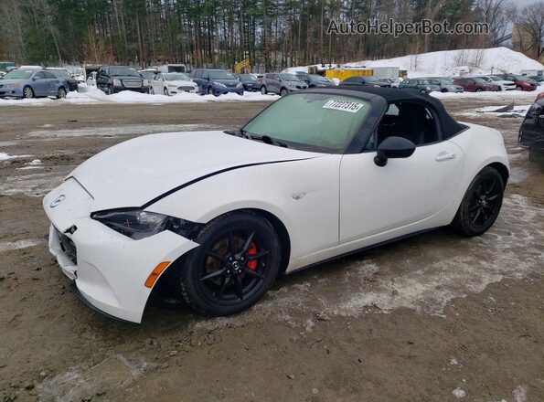JM1NDAB77K0302169 2019 MAZDA MX-5 Белый Передняя левая четверть
