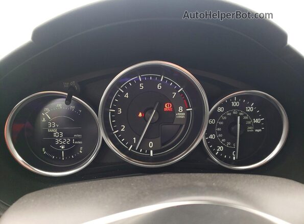 JM1NDAB77K0302169 2019 MAZDA MX-5 Белый Вид щитка приборов