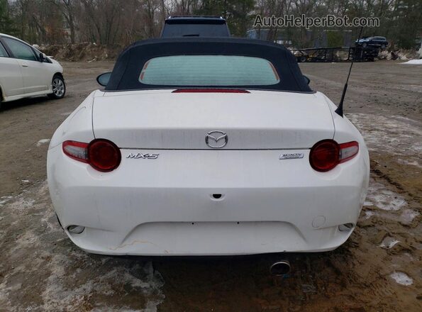 JM1NDAB77K0302169 2019 MAZDA MX-5 Белый Вид сзади