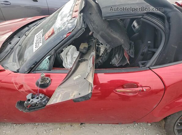 JM1NDAC70G0119640 2016 MAZDA MX-5 Красный Вид салона спереди