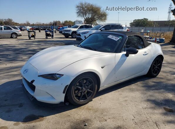 JM1NDAC74G0105739 2016 MAZDA MX-5 Белый Передняя левая четверть