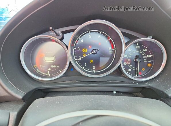 JM1NDAC76S0656201 2025 MAZDA MX-5 White Սարքավորումների վահանակի տեսք