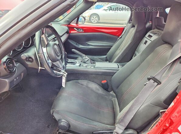 JM1NDAC78G0110734 2016 MAZDA MX-5 Красный Вид салона спереди