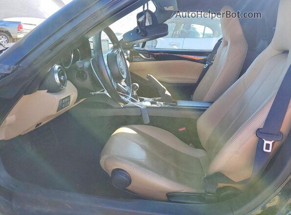 JM1NDAD71G0108290 2016 MAZDA MX-5 Черный Вид салона спереди