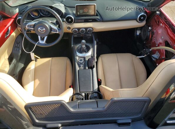 JM1NDAD72G0102028 2016 MAZDA MX-5 Красный Вид панели приборов