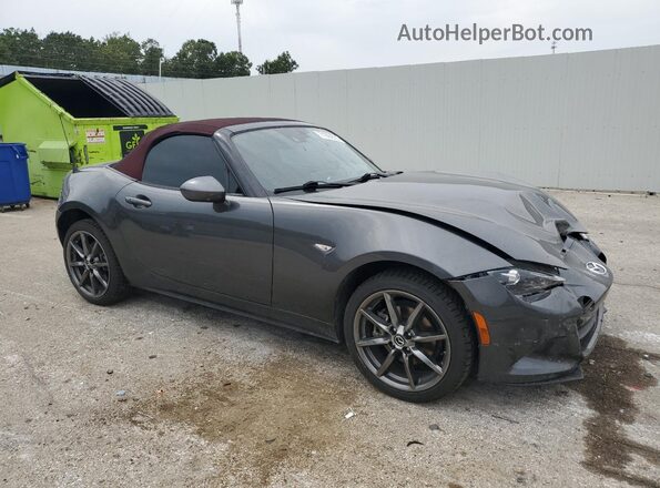 JM1NDAD72J0203206 2018 MAZDA MX-5 Угольный Передняя правая четверть