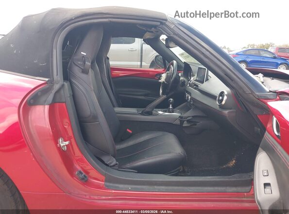 JM1NDAD73G0111949 2016 MAZDA MX-5 MIATA Красный Вид салона спереди