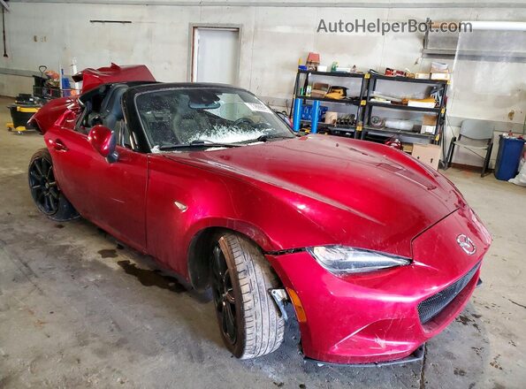 JM1NDAD73M0451808 2021 MAZDA MX-5 Бордовый Передняя правая четверть