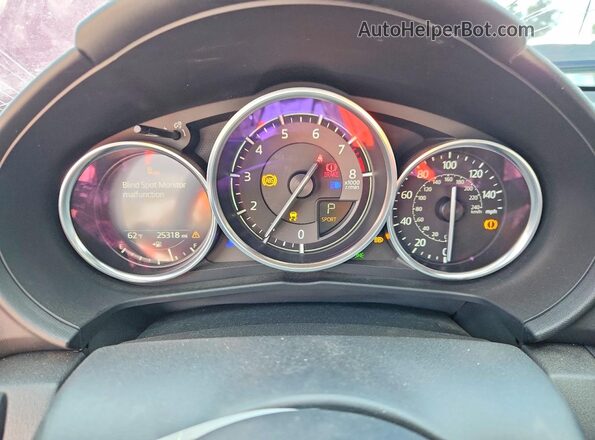 JM1NDAD75P0561862 2023 MAZDA MX-5 Красный Вид щитка приборов