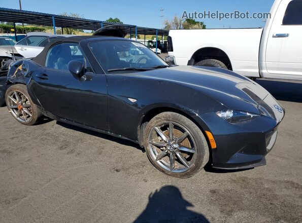 JM1NDAD76M0458204 2021 MAZDA MX-5 Черный Передняя правая четверть