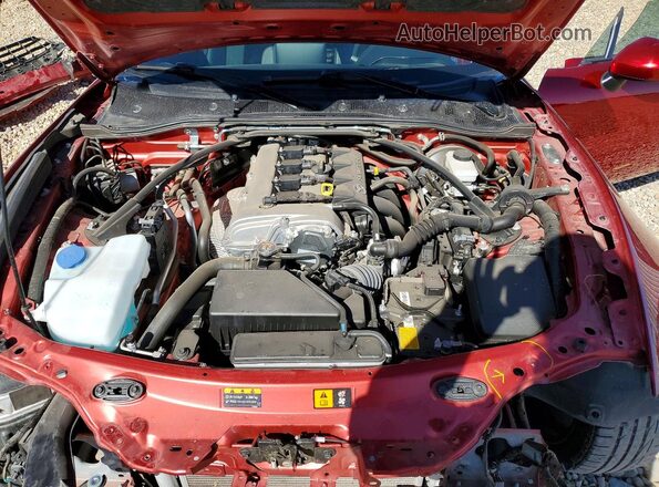 JM1NDAD78P0551939 2023 MAZDA MX-5 Красный Вид задней части салона