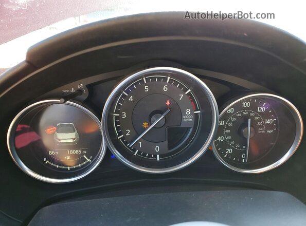 JM1NDAD78P0551939 2023 MAZDA MX-5 Красный Вид щитка приборов