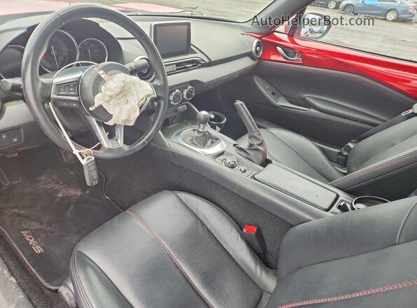 JM1NDAD79G0102057 2016 MAZDA MX-5 Красный Вид панели приборов