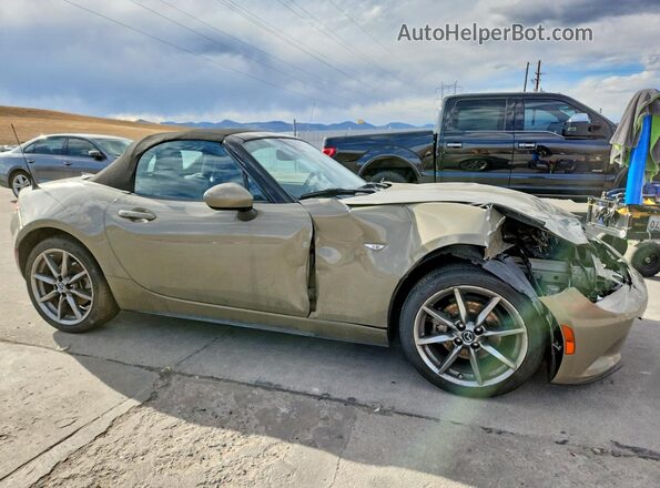 JM1NDAD7XP0552140 2023 MAZDA MX-5 Желто-коричневый Передняя правая четверть