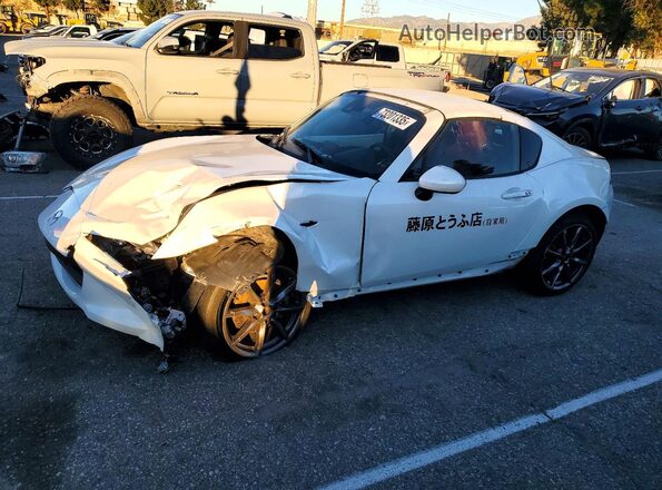 JM1NDAJ75L0417906 2020 MAZDA MX-5 Белый Передняя левая четверть