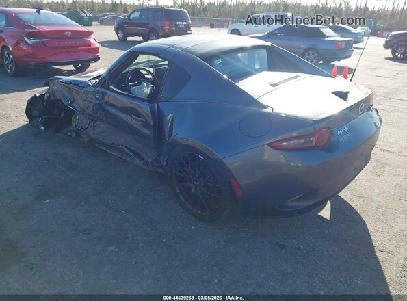 JM1NDAL70H0101365 2017 MAZDA MX-5 MIATA RF Серый Задняя левая четверть
