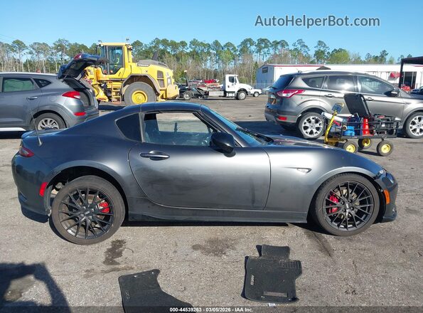 JM1NDAL70H0101365 2017 MAZDA MX-5 MIATA RF Серый Вид задней части салона