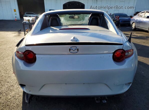 JM1NDAL72J0200792 2018 MAZDA MX-5 Silver Widok z tyłu