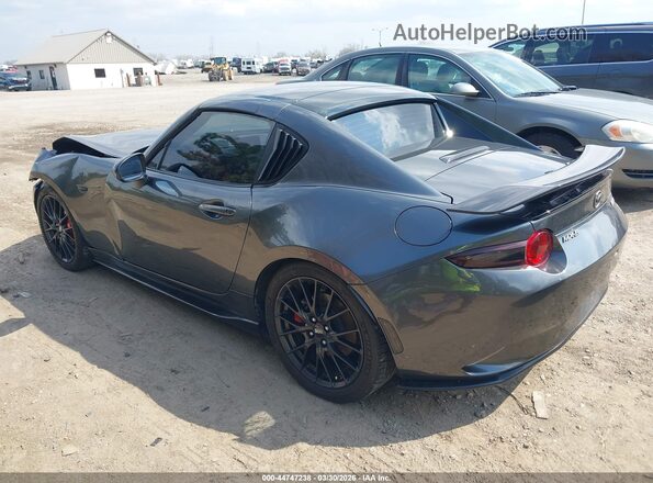 JM1NDAL76K0307605 2019 MAZDA MX-5 MIATA RF Серый Задняя левая четверть