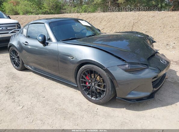 JM1NDAL76K0307605 2019 MAZDA MX-5 MIATA RF Серый Передняя правая четверть