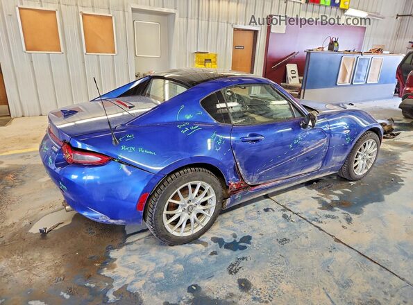 JM1NDAM70K0304326 2019 MAZDA MX-5 Синий Задняя правая четверть