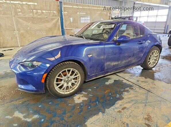 JM1NDAM70K0304326 2019 MAZDA MX-5 Синий Передняя левая четверть
