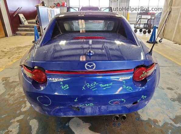 JM1NDAM70K0304326 2019 MAZDA MX-5 Синий Вид сзади