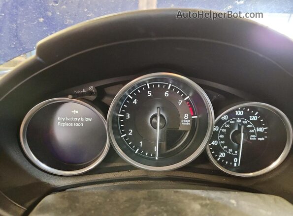 JM1NDAM70K0304326 2019 MAZDA MX-5 Синий Вид щитка приборов
