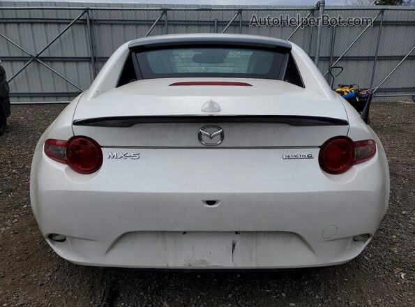 JM1NDAM71M0450768 2021 MAZDA MX-5 White Widok z tyłu